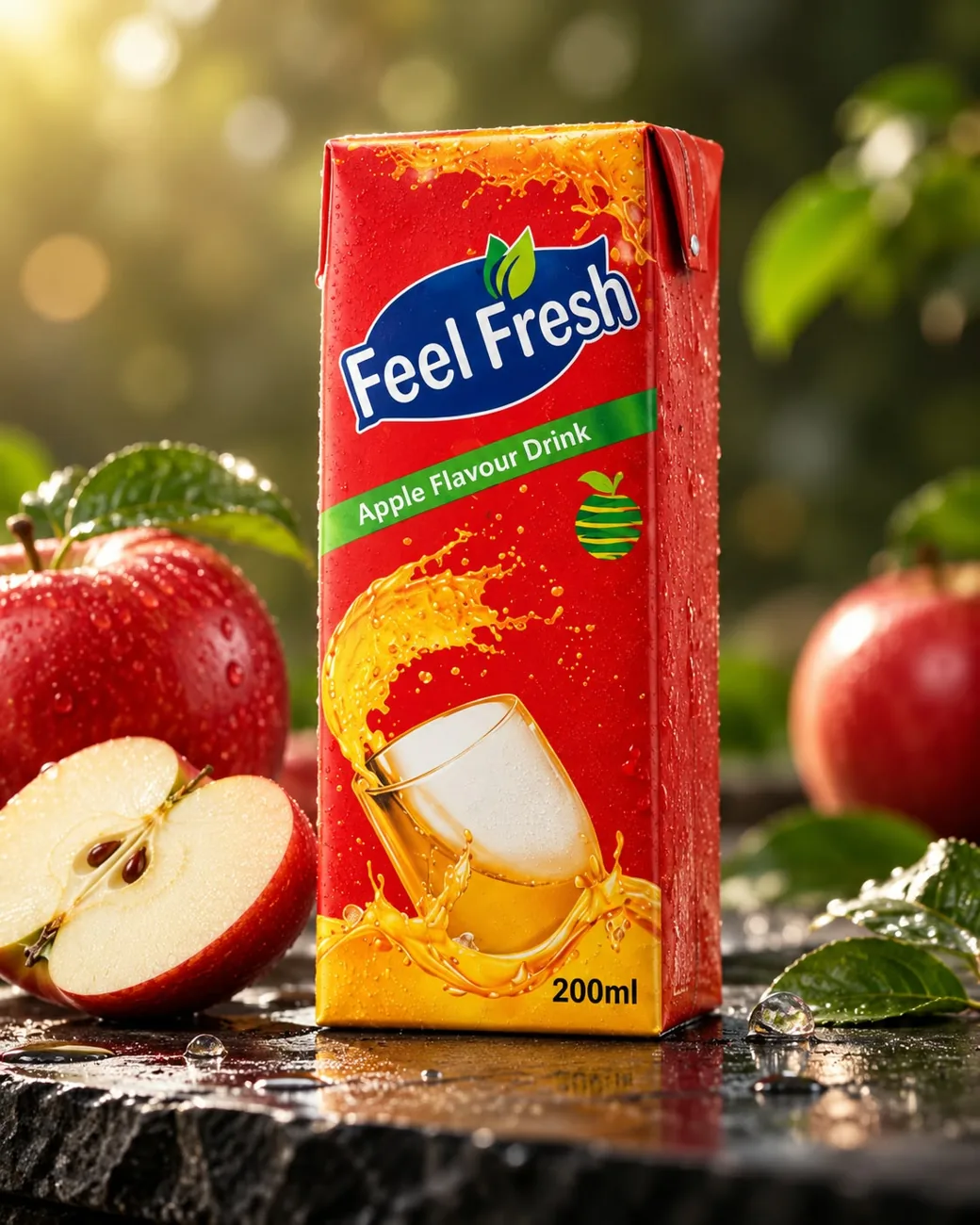 Feel Fresh Apple carton